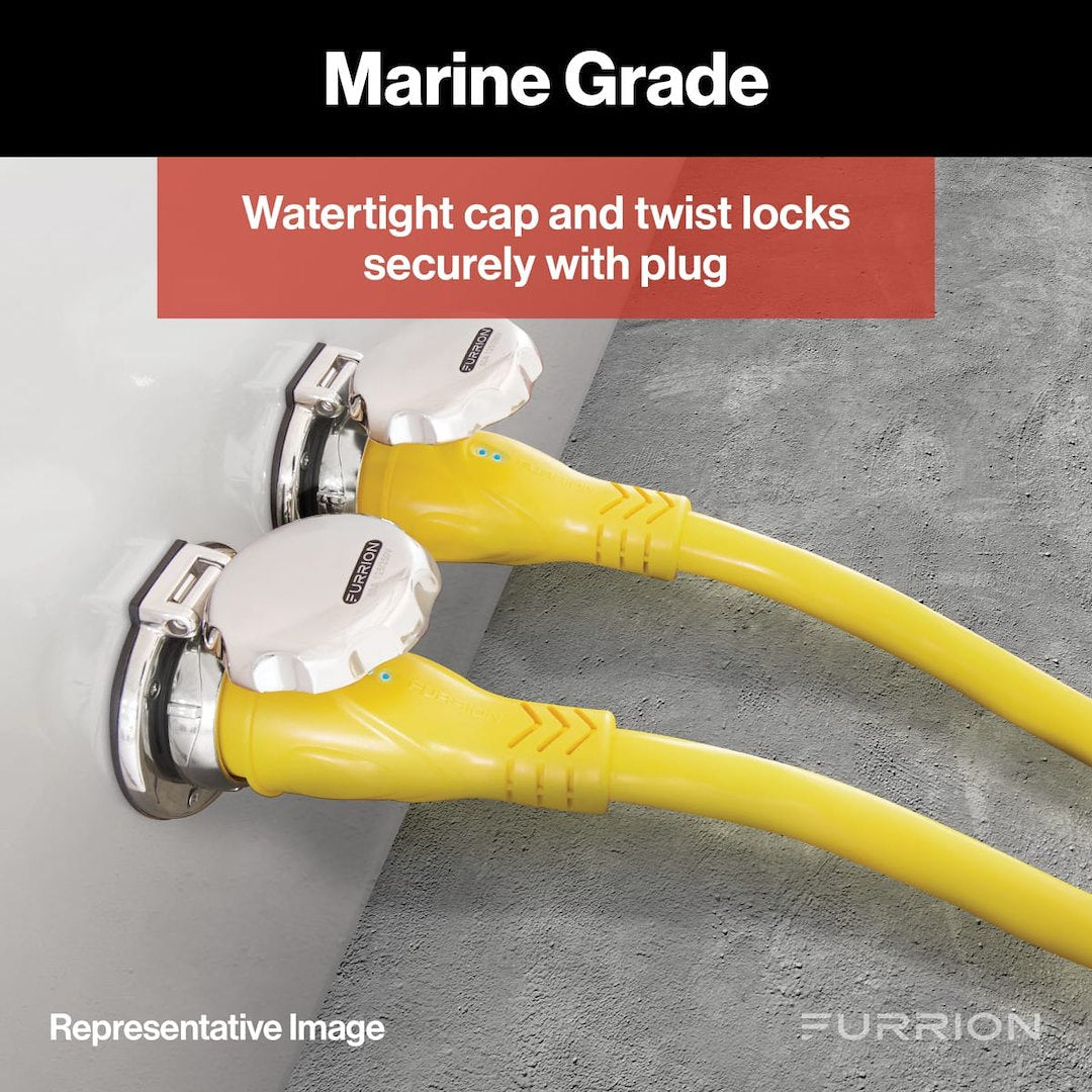 Furrion LLC F12vr-am Receptacle (2021123536) – Color: Black