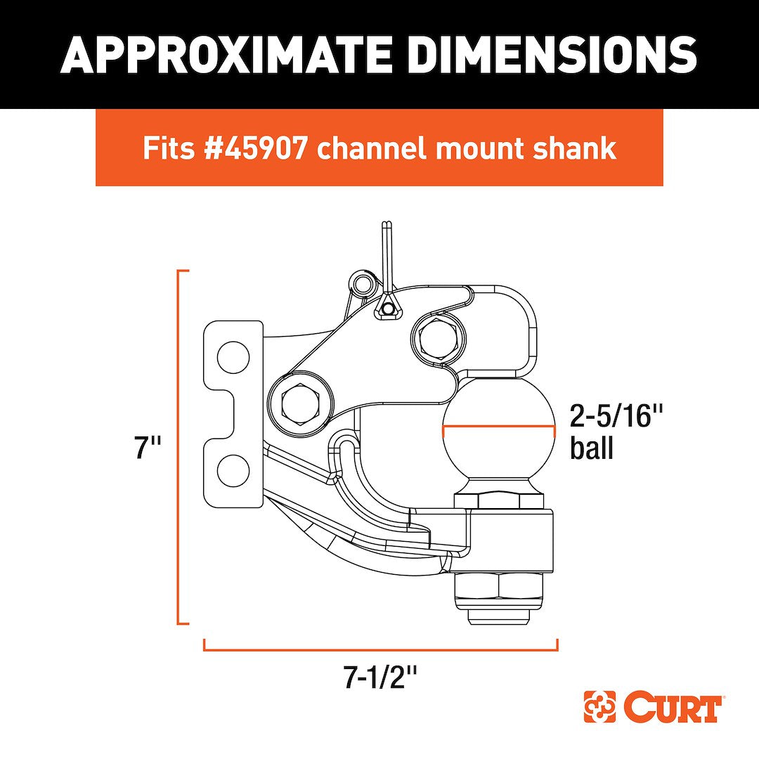Curt 45920 Pintle Hook - image 7