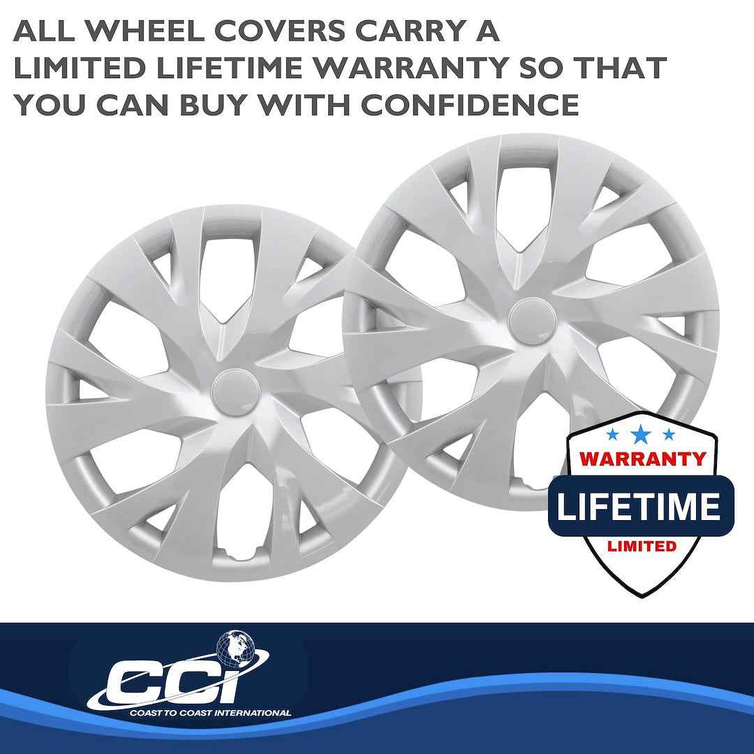 Coast To Coast 53315S Yaris Silver Y-Spoke Covers