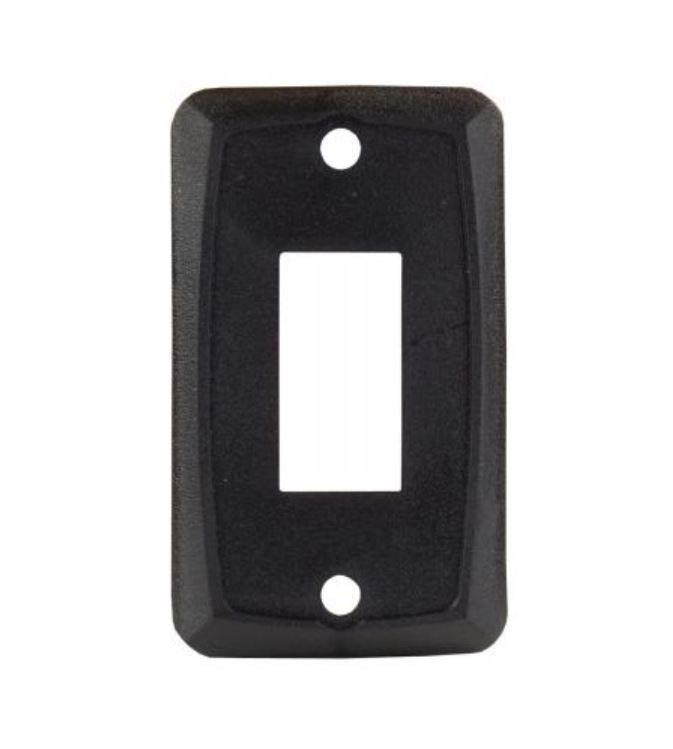 JR Products Multi Purpose Switch Faceplate (12855) – Color: Black