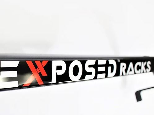 Exposed Racks 8-00-9603-BK Black Rear Crossbar, 39-7/8 Inch