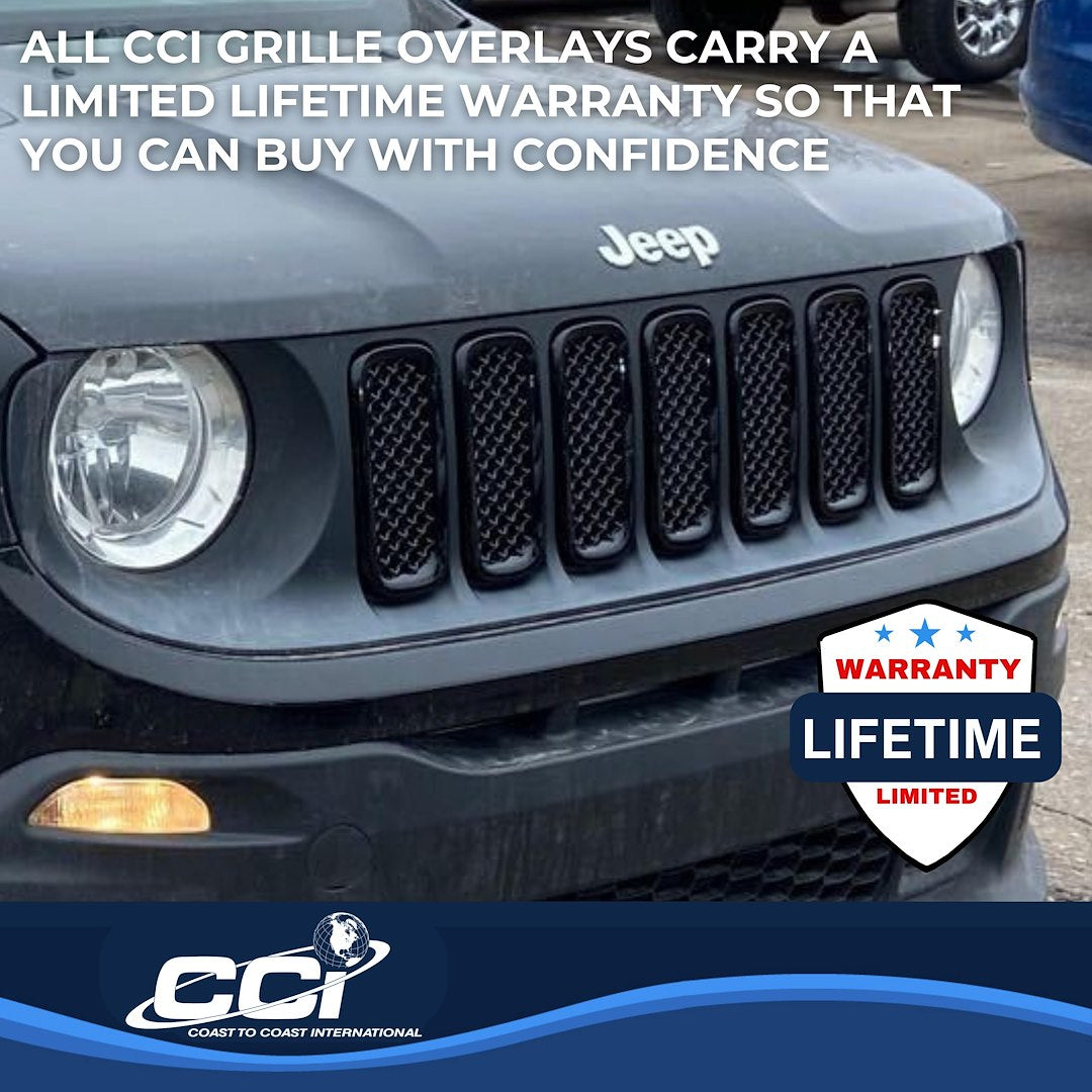 Coast To Coast GI439BLK Renegade Black Mesh Grille Overlay - image 3