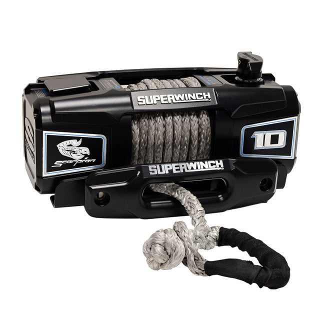Superwinch 1155401 Scorpion 10000SR Synthetic Rope Winch