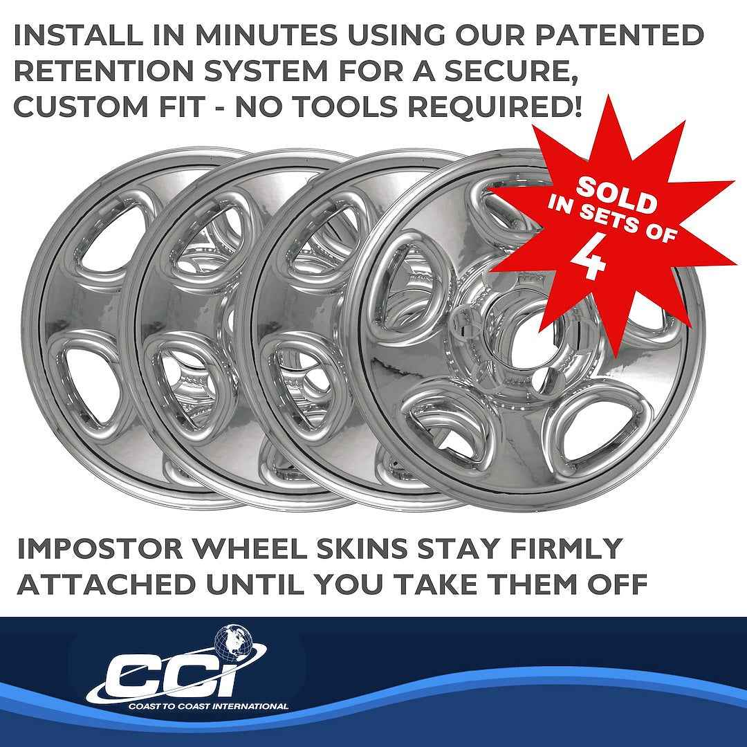 Coast To Coast IMP08X Chrome Silverado Impostor Wheel Skins