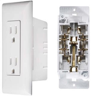 RV Designer Receptacle (S831) – Color: White