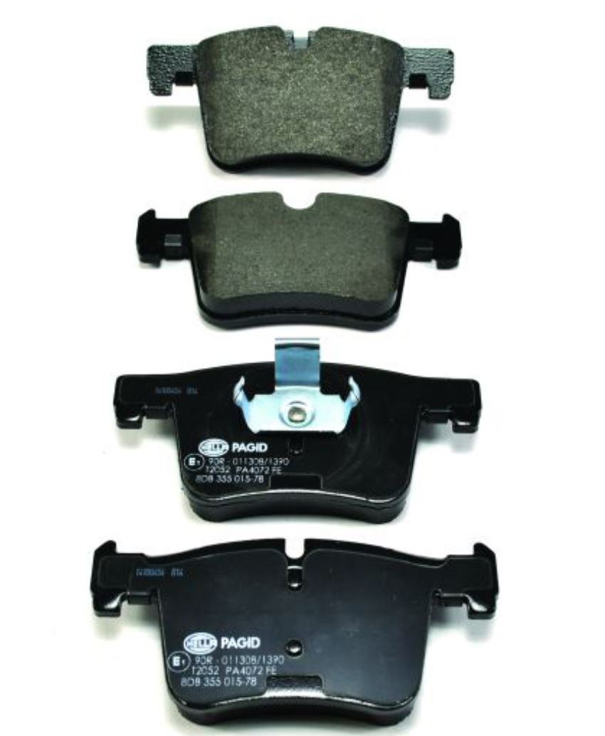 Hella Pagid 355015781 Low-Metallic Disc Brake Pad Set