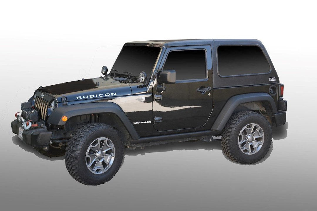 DV8 Offroad HT07FB22 Black Fiberglass Fastback Hard Top