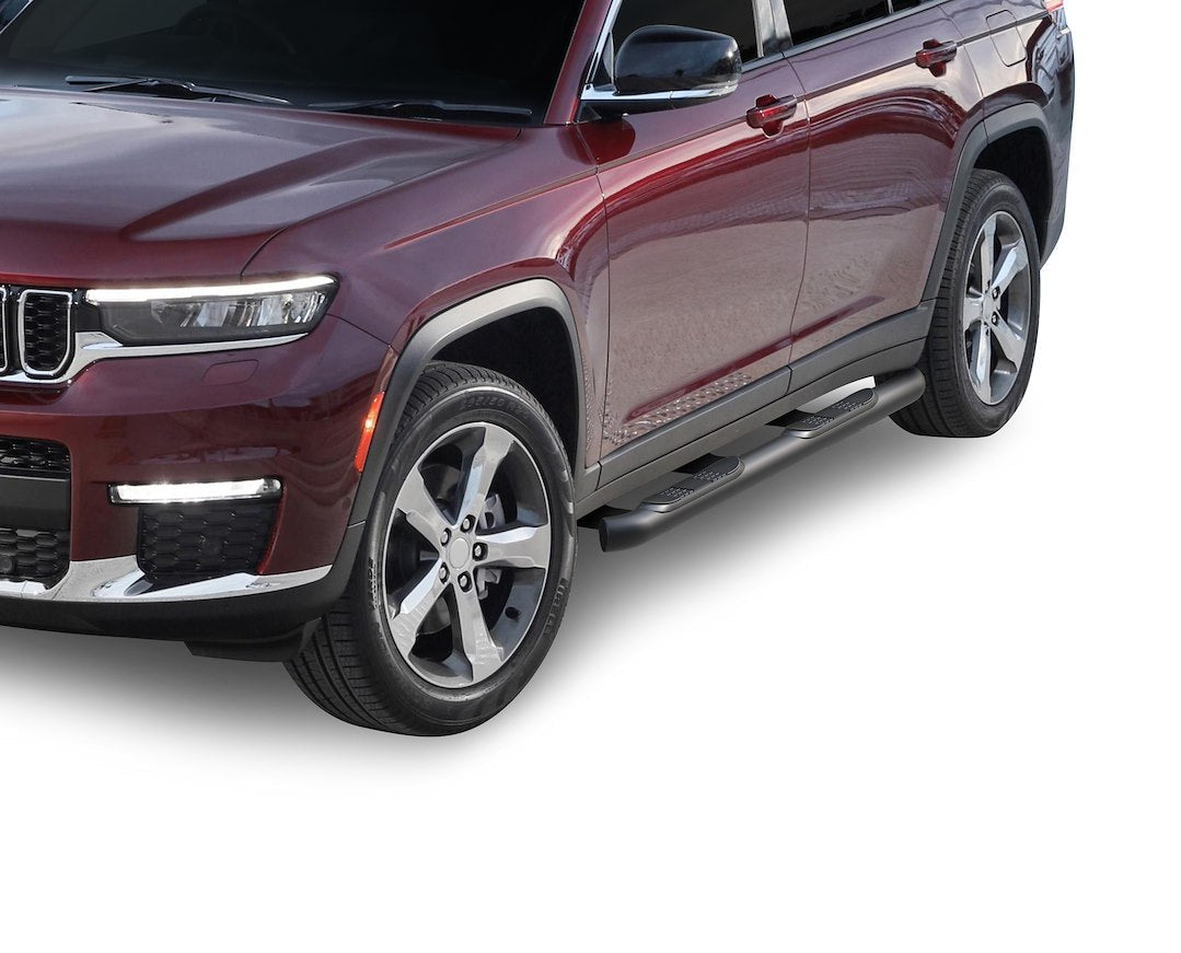 Black Horse Offroad With Surface Steps Round Nerf Bar 9B080205A - image 5
