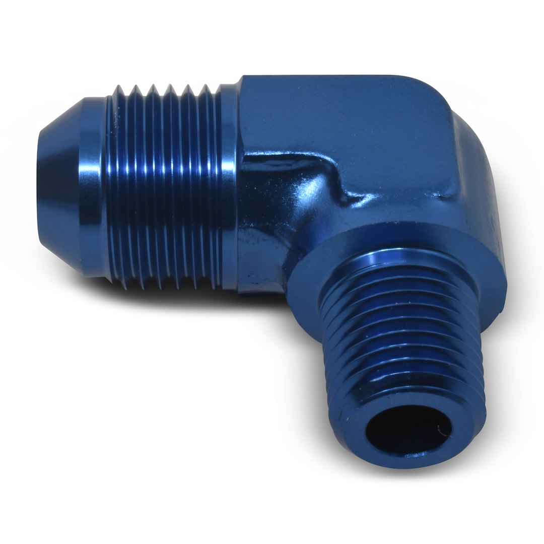 Russell 660870 Blue Anodized Elbow Adapter