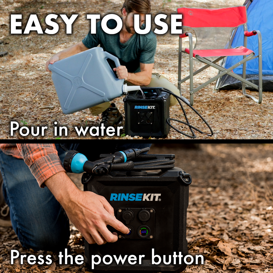 RinseKit 857007006357 Cube Electric Portable Shower