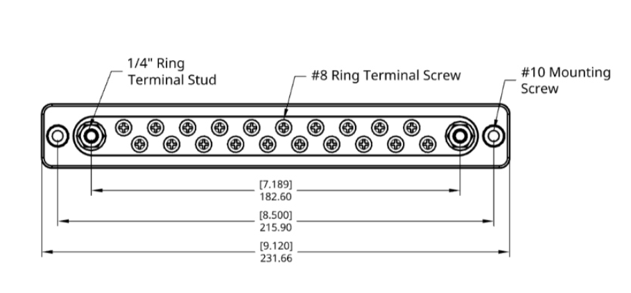 Egis 6150-220 Electrical Connection Busbar