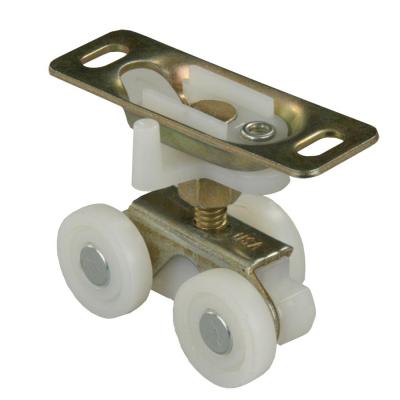 JR Products Interior Door Roller (20565) – Color: Silver
