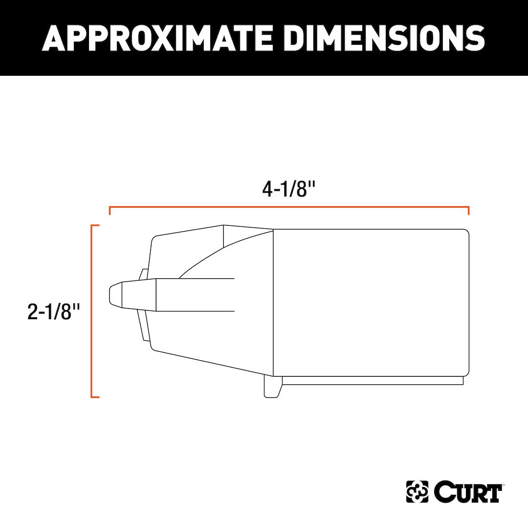 CURT Semi-universal 7 Blade Trailer Wiring Connector (58145)