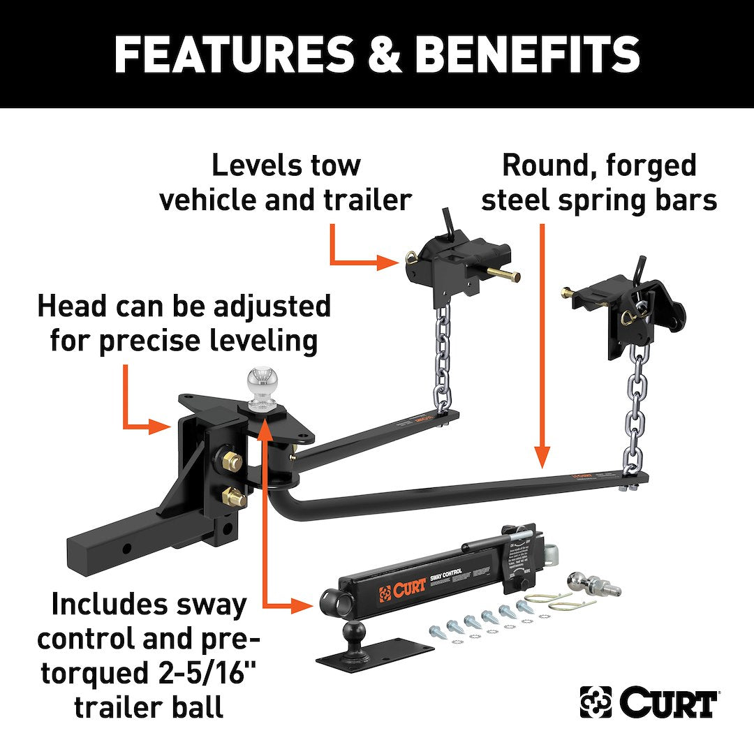 Curt 17062 Weight Distribution Hitch - image 2