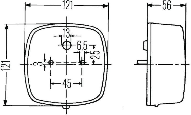 Hella 002578701 OEM Halogen Tail, Stop and Turn Light Assembly