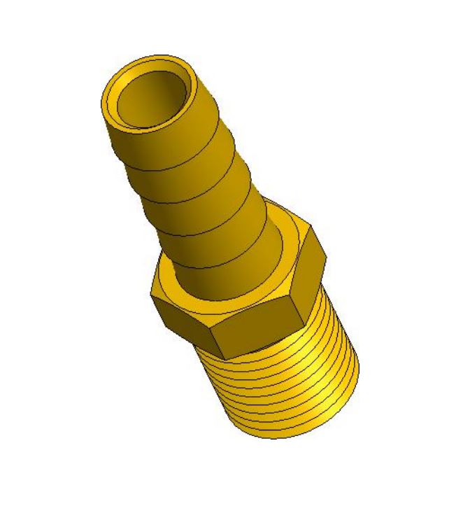 Sierra Marine Boat Fuel Line Fitting (188074) – End Size1: 1/4 Inch