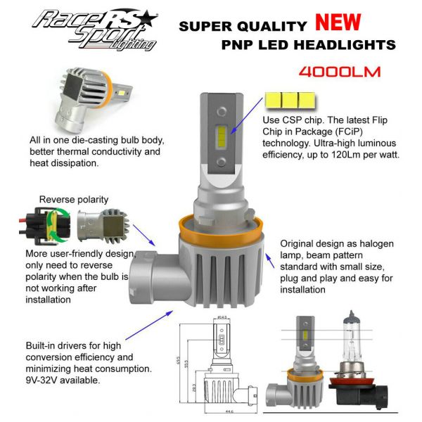 Race Sport Lighting Rspnph11 Driving/ Fog Light Bulb - image 10