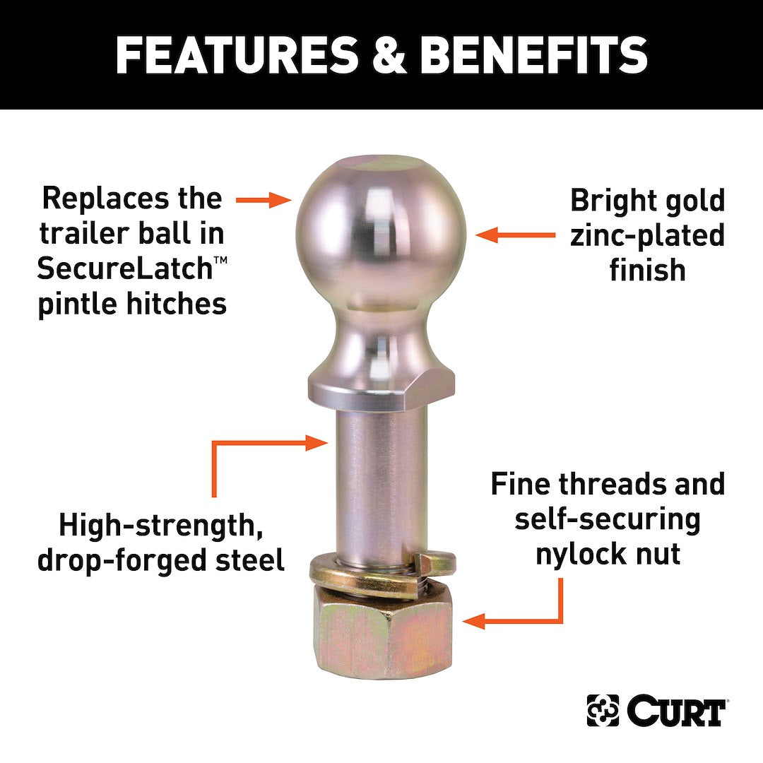 Curt 48430 Pintle Hitch Ball - image 3