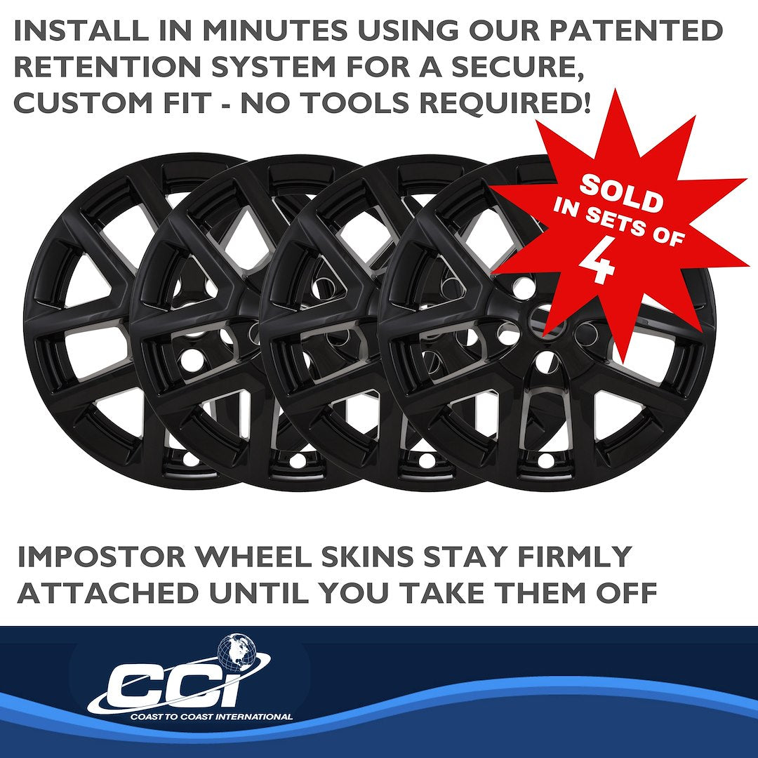 Coast To Coast IMP486BLK Equinox Black 17-Inch Wheel Skin - image 5
