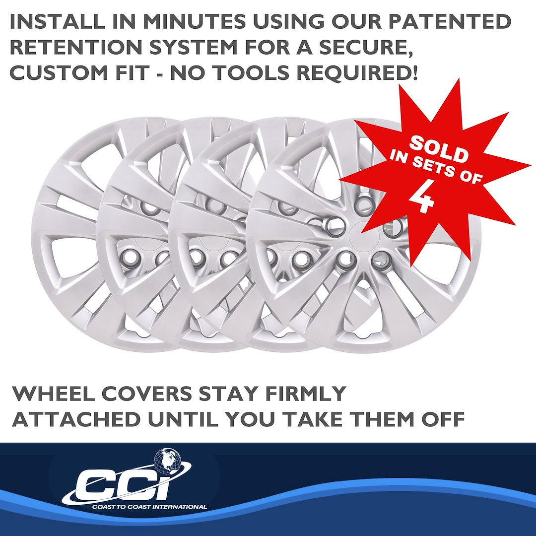 Coast To Coast 54816S Silver Soul Wheel Covers, Set of 4 - image 5