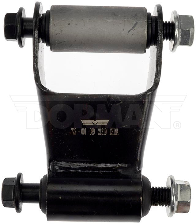 Dorman 722-001 Black Leaf Spring Shackle with Bushings - image 2