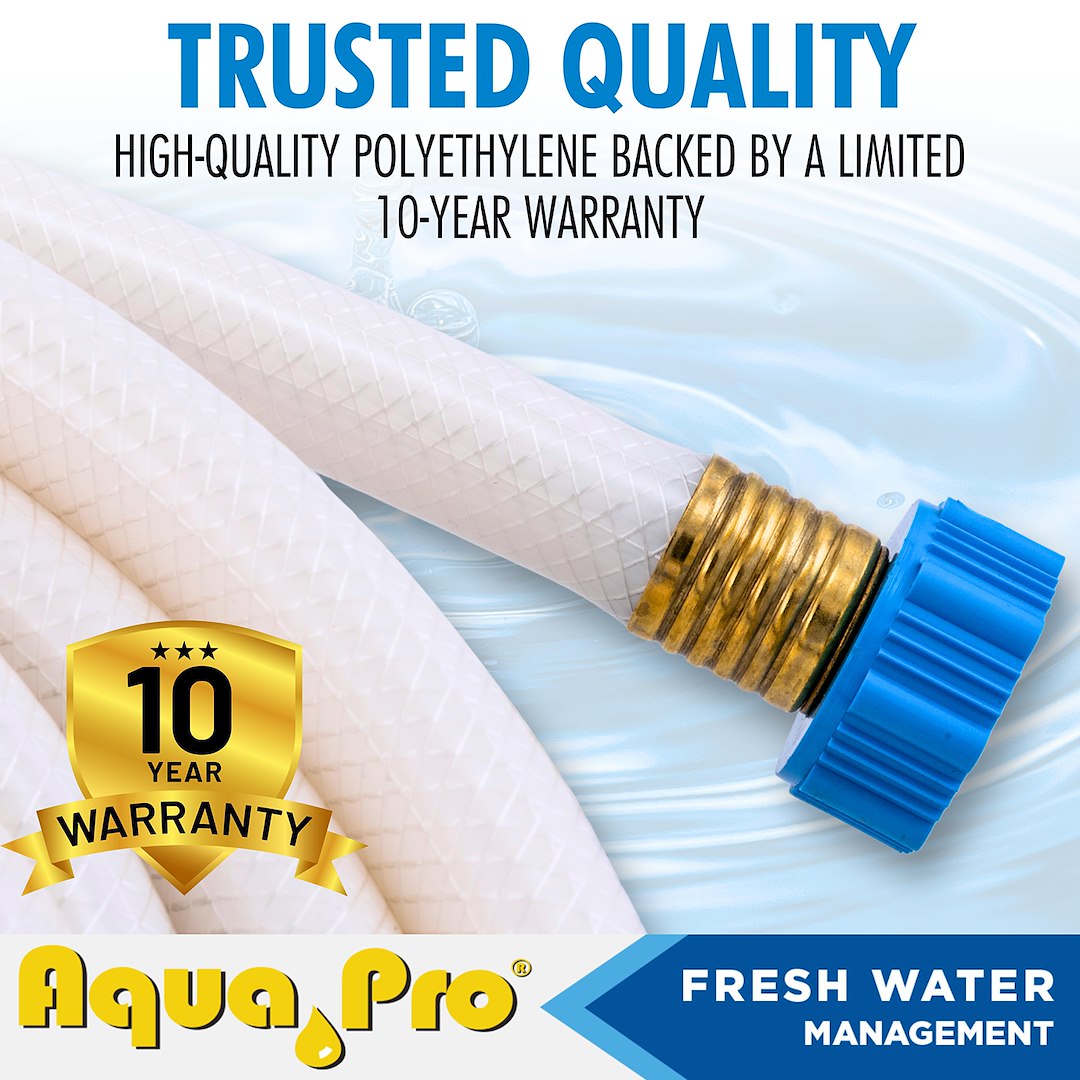 Aqua Pro 25 Feet 160 PSI Fresh Water Hose (W20863) – Length: 25 Feet