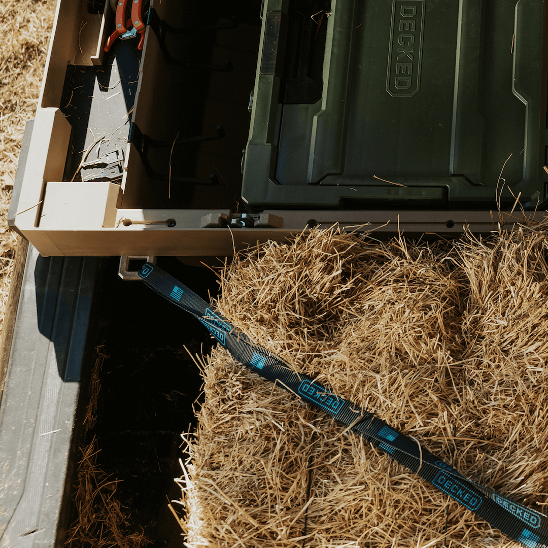 Decked Dtb2-Tan Tool Box 2.0 Tan 10.7-Cu-Ft Crossover Box
