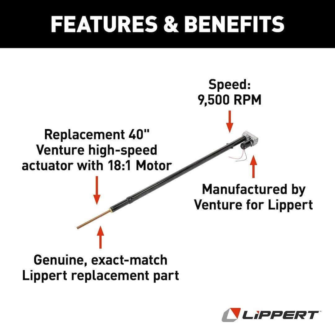 Lippert Components 168956 Slide Out Linear Actuator - image 5