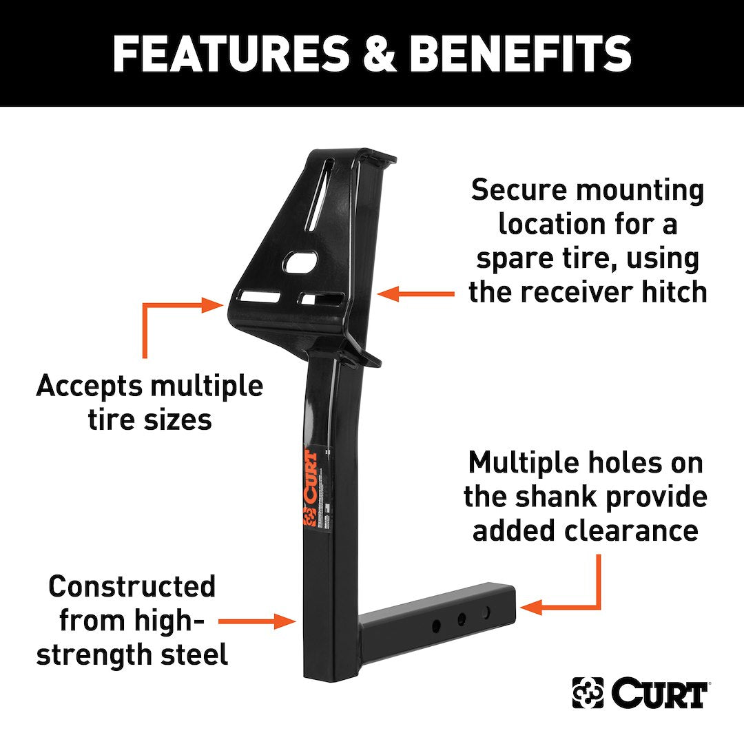 Curt 31006 Spare Tire Carrier - image 2