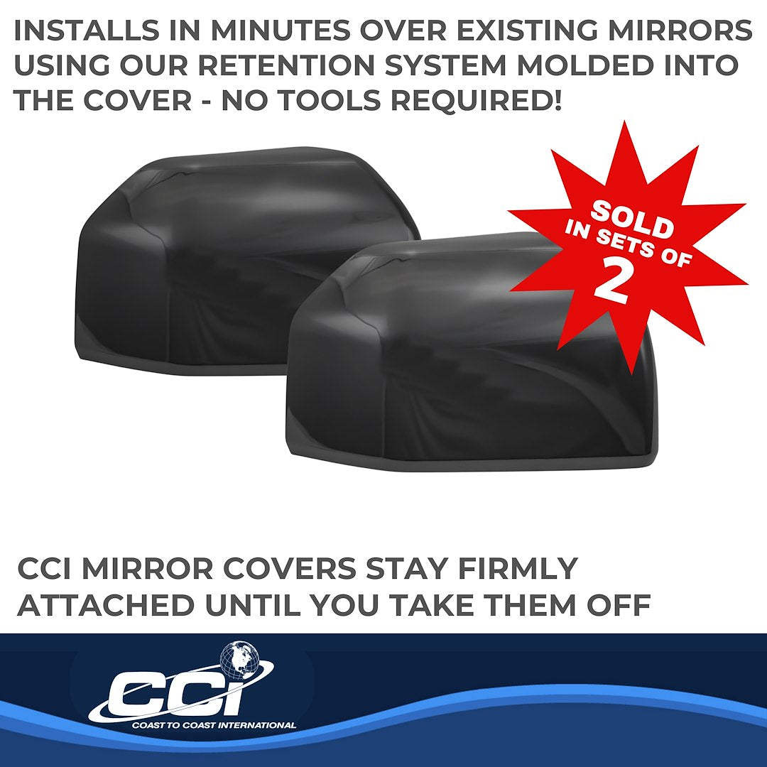 Coast To Coast MC67511RBK F-150 Black Replacement Mirror Tops - image 3