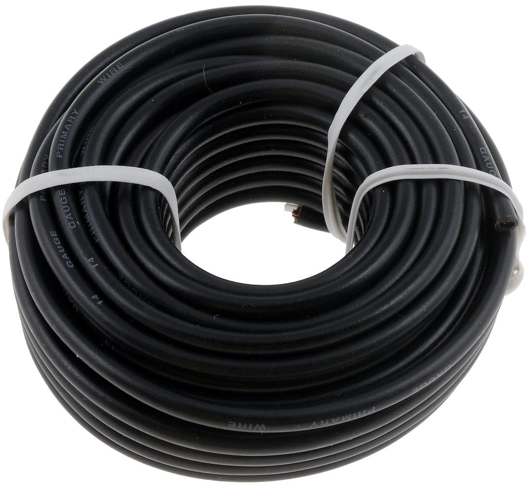 Dorman 85718 Conduct-Tite Black Primary Wire, 14 Gauge, 20 Feet - image 1