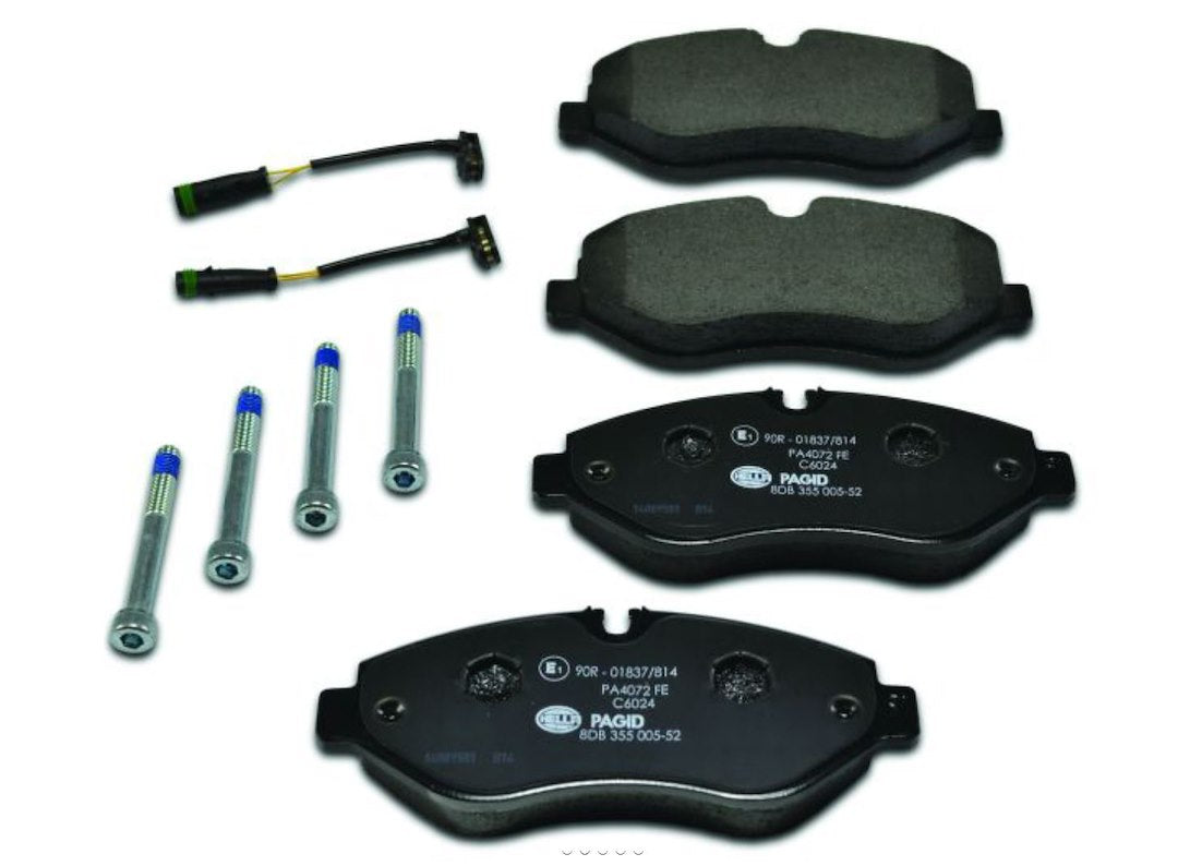 Hella Pagid 355005521 Low-Metallic Disc Brake Pad Set
