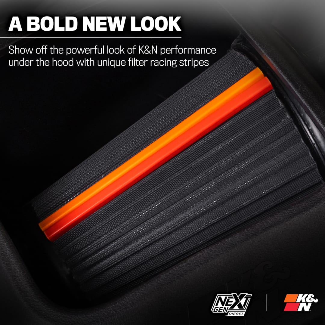 K&N 50-3101d NextGen Diesel Dryflow Cold Air Intake