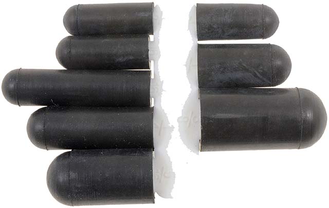Dorman 41050 Rubber Vacuum Cap Assortment — Eight Pieces - image 1