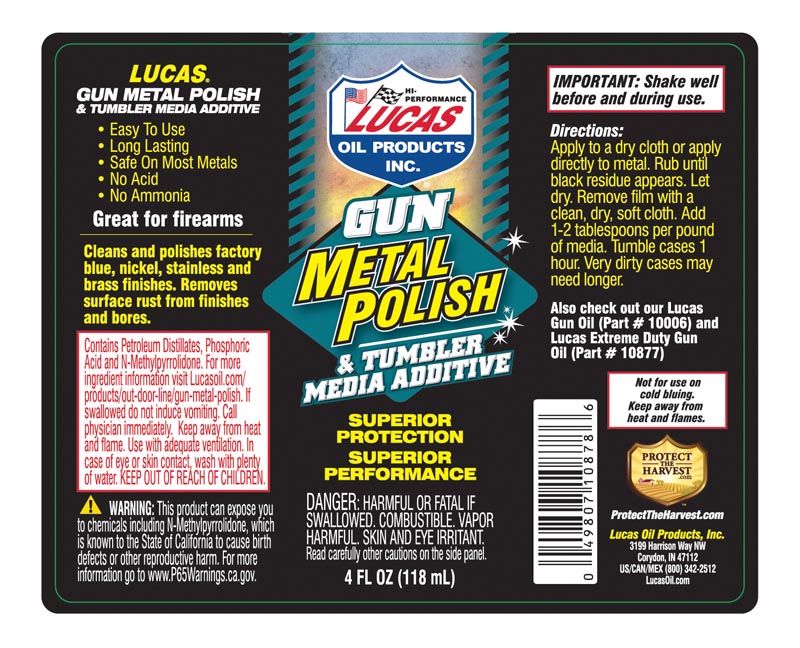 Lucas Oil 10878 Gun Metal Polish