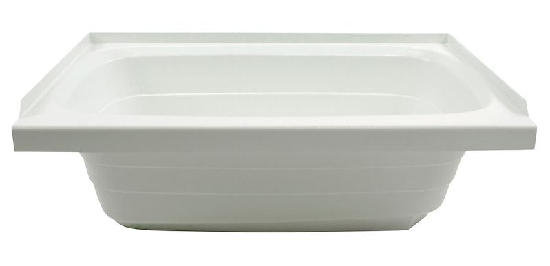 Lippert Better Bath 209653 24" x 36" RV Bathtub – Left Hand Drain