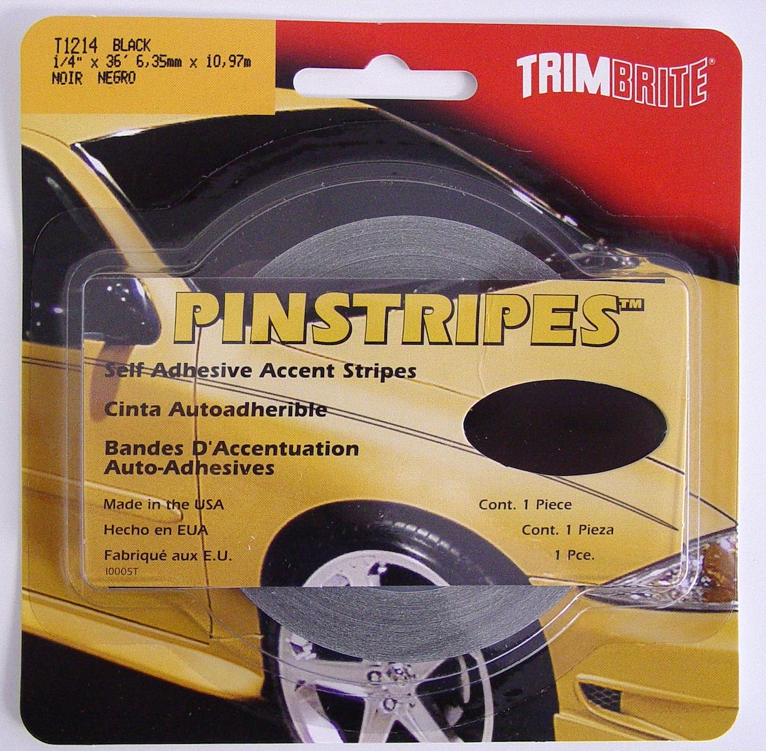 Trimbrite T1214 Black Trim Stripe Tape