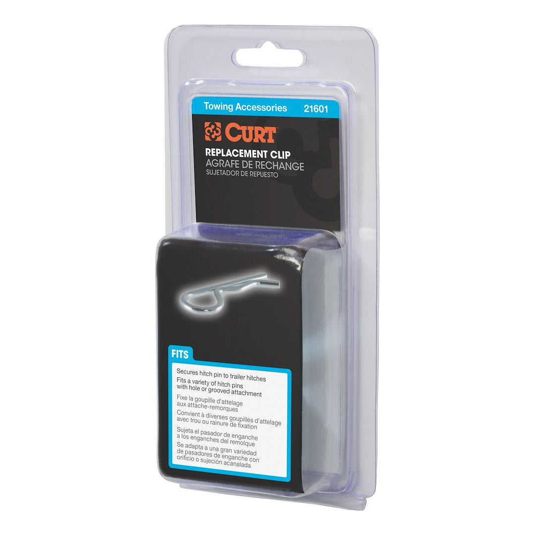 CURT Trailer Hitch Pin Clip (21601) – Length (In): 3-1/4 Inch