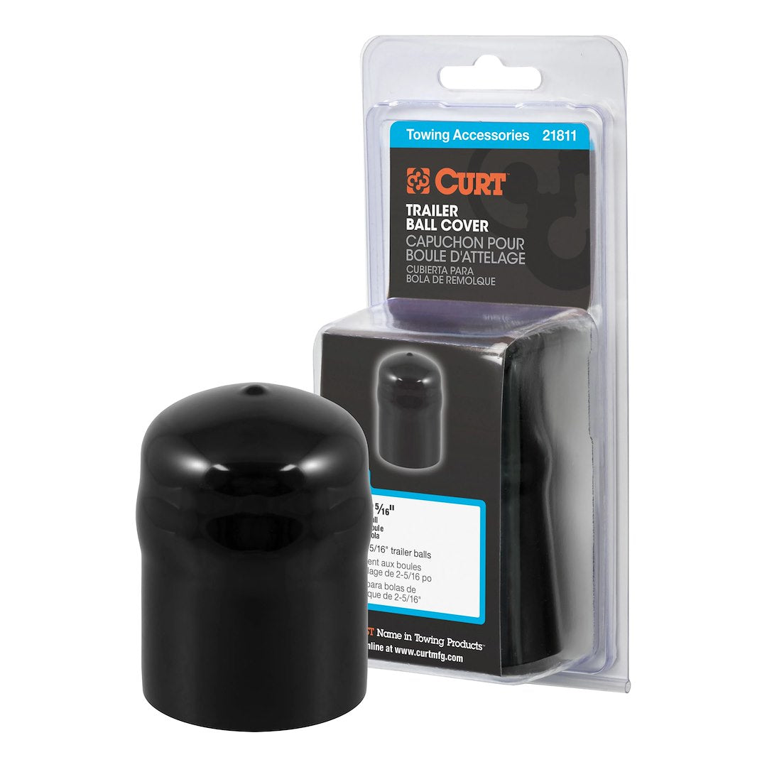CURT Trailer Hitch Ball Cover (21811) – Material: Rubber