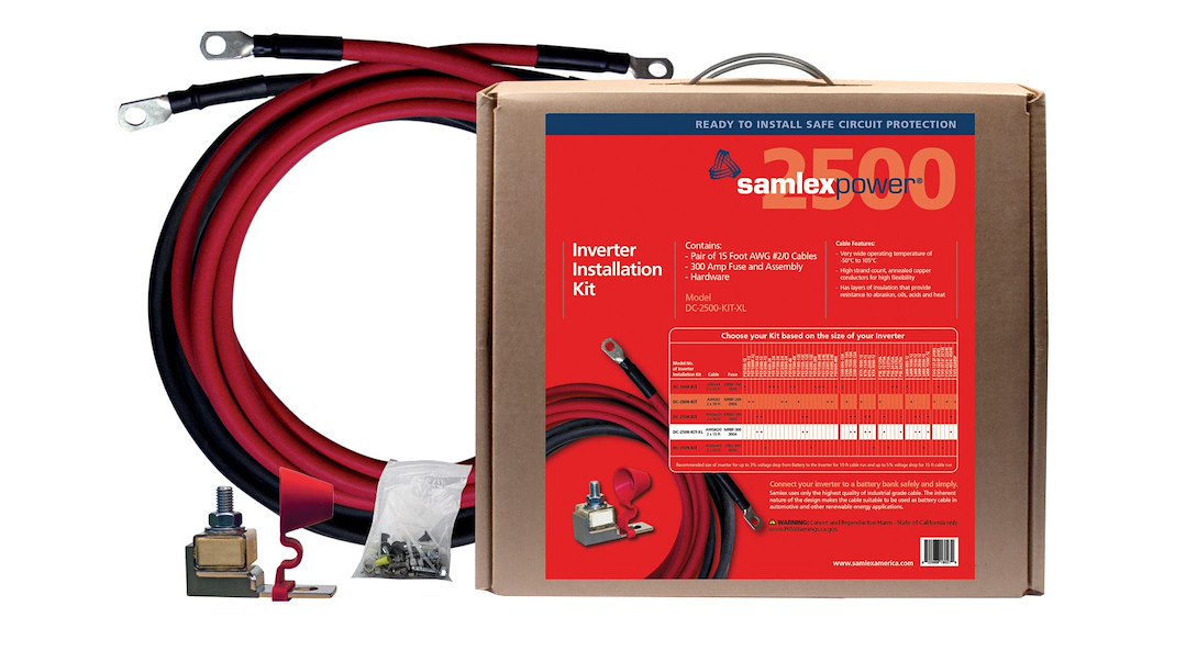 Samlex America Dc-2500-Kit-Xl Power Inverter Installation Kit