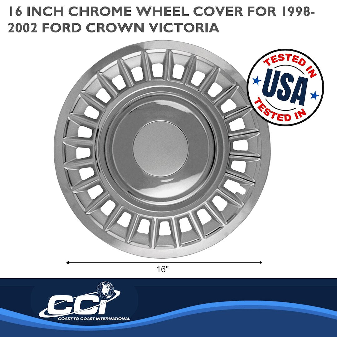 Coast To Coast 17816C Crown Victoria 16-Inch Chrome Covers - image 2