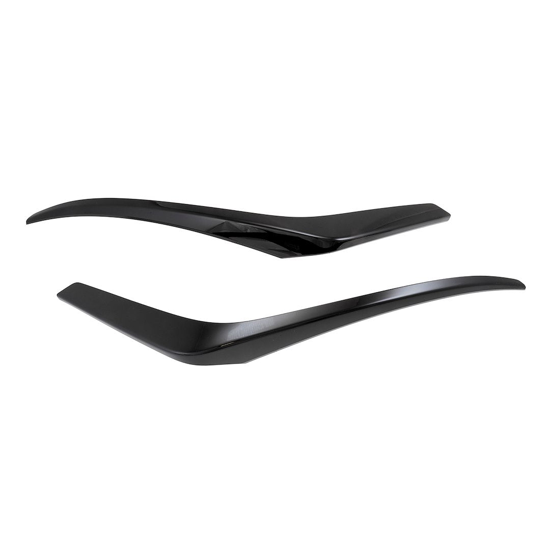 Coast To Coast GI207BLK Gloss Black Bar Grille Overlay Pair - image 2