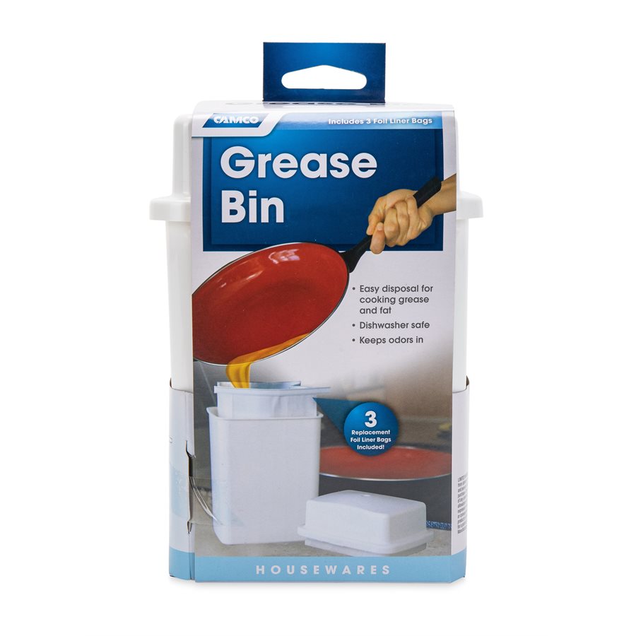 Camco Used Cooking Grease Container (42281) – Width (In): 5.13 Inch