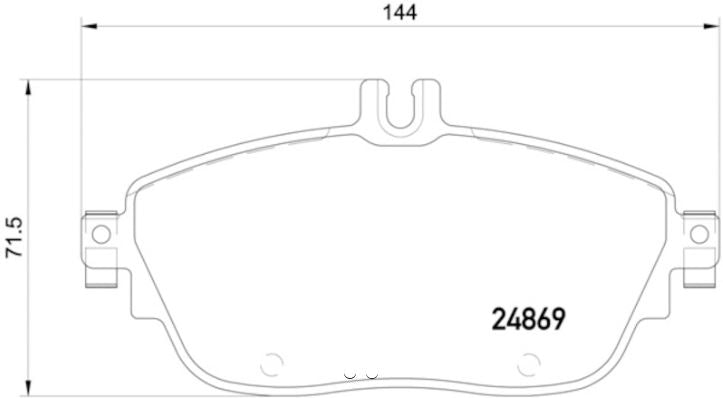Hella Pagid 355019721 Low-Metallic Disc Brake Pad