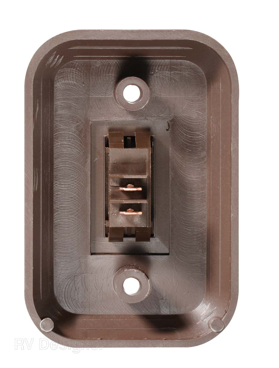 RV Designer On-off Multi Purpose Switch (S651) – Color: Brown