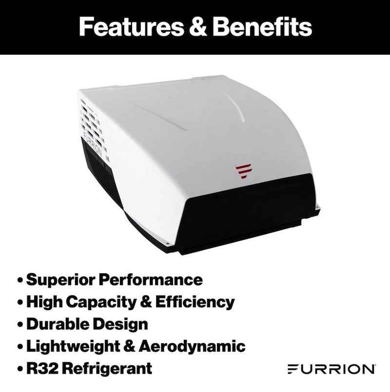 Furrion Chill HE Rooftop RV A/C 13500 BTU White FACR13HESA2-PS-AM