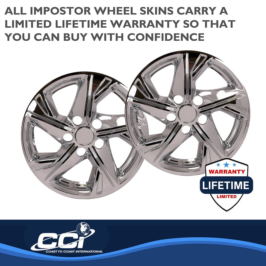 Coast To Coast IMP463X Sonata Chrome 16-Inch Wheel Skins - image 3