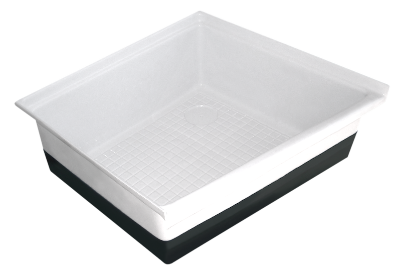 Icon SP200 RV Shower Pan – Polar White ABS Shower Base (00463)