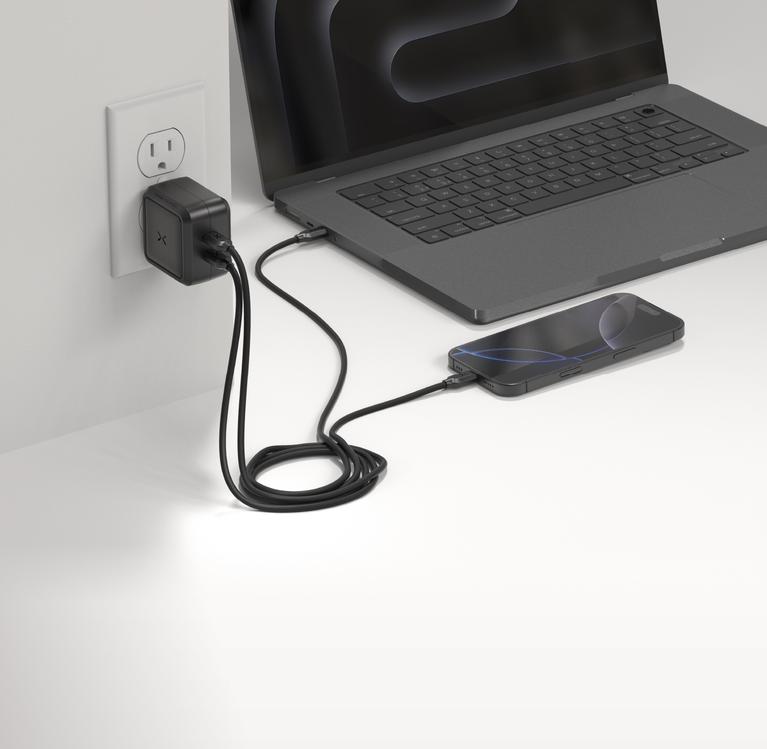 NOCO X65B Cargador de pared dual USB-C de 65W, Negro