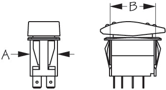Sea Dog 420201-1 Contura Single-Pole On/Off Switch